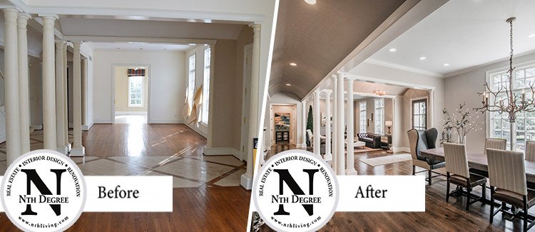 riverway living room before after design main